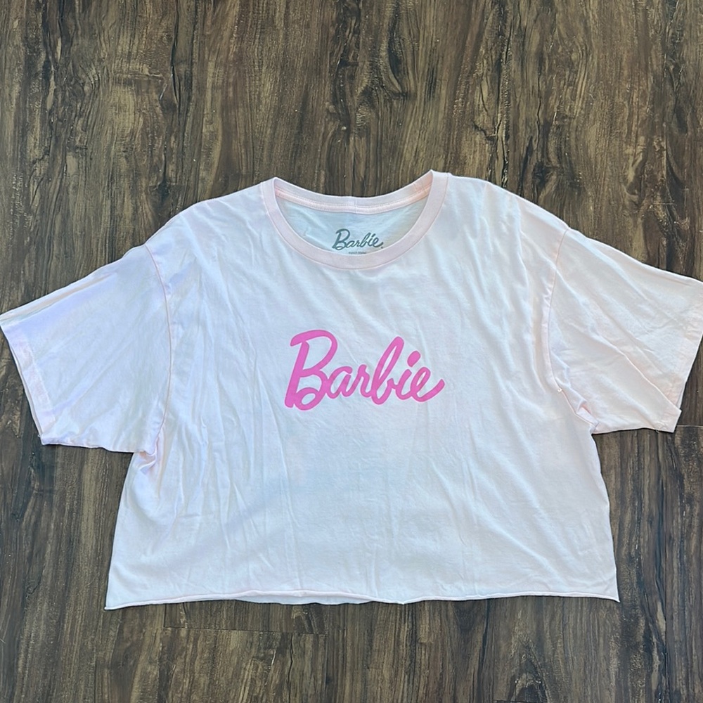 Barbie crop top tshirt - juniors XL